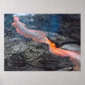 Kilauea Lava Flow Poster Print (Voorkant)