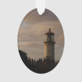 Kilauea Lighthouse bij Dusk op kerst Ornament (voorkant)