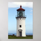 Kilauea Lighthouse op Kauai Poster (Voorkant)