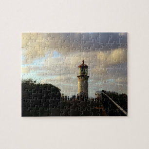 Kilauea Point Lighthouse bij schemering Legpuzzel