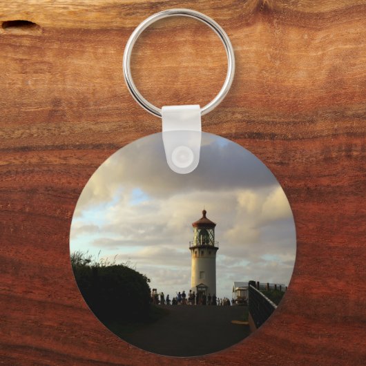 Kilauea Point Lighthouse in Dusk Sleutelhanger (Voorkant)