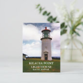 Kilauea Point Lighthouse, Kaua'i, Hawai'i Briefkaa Briefkaart (Staand voorkant)