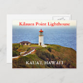Kilauea Point Lighthouse, Kaua'i, Hawai'i Briefkaa Briefkaart (Voorkant / Achterkant)