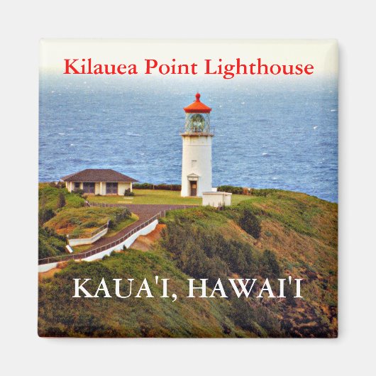 Kilauea Point Lighthouse, Kaua'i, Hawai'i Magnet (Voorkant)