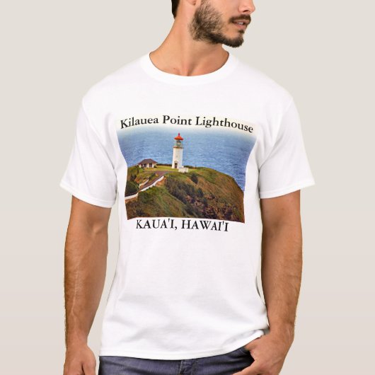 Kilauea Point Lighthouse, Kaua'i, Hawai'i T-Shirt (Voorkant)