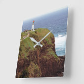 Kilauea Point Lighthouse, Kauai, Hawaii Vierkante Klok (Hoek)