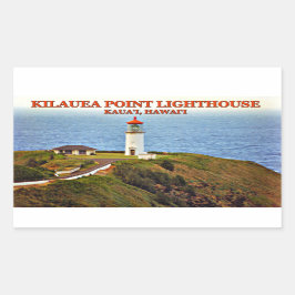 Kilauea Point Vuurtoren, Kauai, Hawaï Stickers
