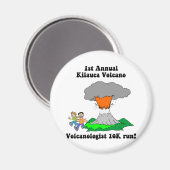 Kilauea vulkaan magneet (Voorkant / Achterkant)