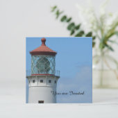 Kilauea Vuurtoren Kauai Verjaardag Kaart (Staand voorkant)