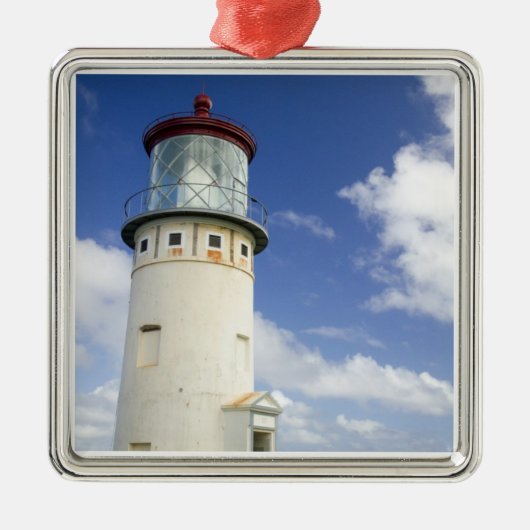Kilauea-vuurtoren Metalen Ornament (Voorkant)