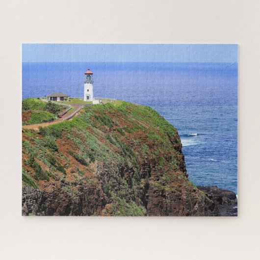 Kilauea-vuurtoren op Kauai legpuzzel (Horizontaal)