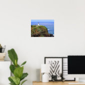 Kilauea-vuurtoren op Kauai Poster (Thuiskantoor)