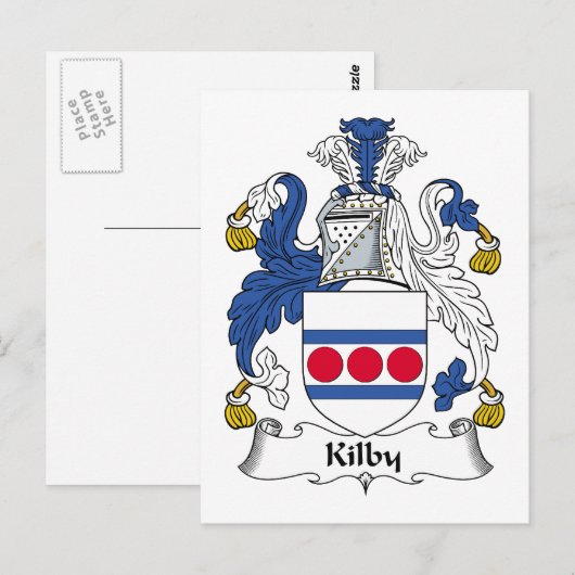 Kilby Family Crest Briefkaart (Voorkant / Achterkant)