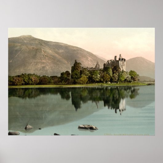 Kilchurn Castle, Argyll en Bute, Schotland Poster (Voorkant)