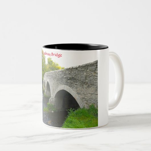 Kilcullen Bridge Kildare Two-Tone Coffee Mok (Voorkant rechts)
