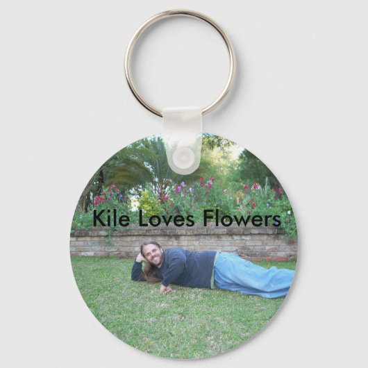 Kile Loves Flowers Sleutelhanger (Voorkant)