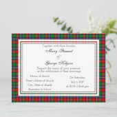 Kilgore Scottish Wedding Invitation Kaart (Staand voorkant)