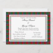 Kilgore Scottish Wedding Invitation Kaart (Voorkant)