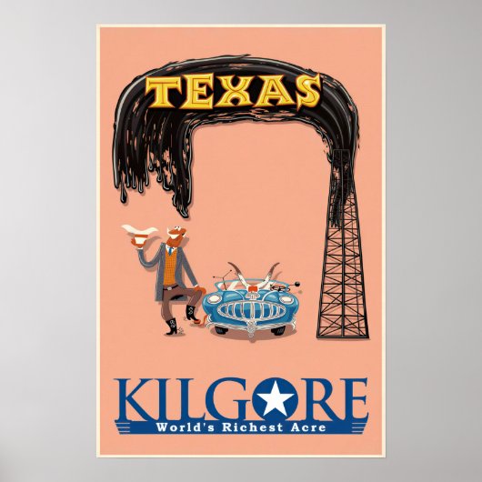 Kilgore, Texas poster (Voorkant)