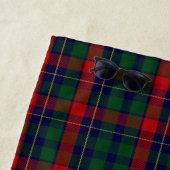 Kilgour Clan Tartan Pset Monogram Beach Towel Strandlaken (In situ)