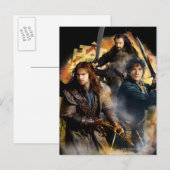 Kili, BILBO BAGGINS™ & THORIN OAKENSHIELD™ Art Briefkaart (Voorkant / Achterkant)