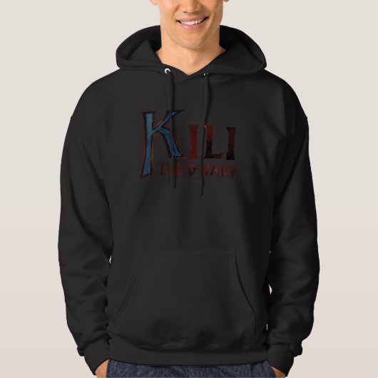 KILI DE DWARF™ naam Hoodie (Voorkant)
