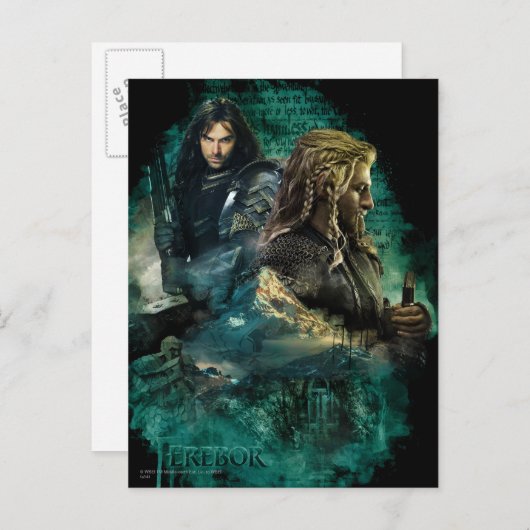 Kili en Fili over Erebor Briefkaart (Voorkant / Achterkant)
