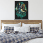 Kili en Fili over Erebor Canvas Afdruk (Insitu (Slaapkamer))