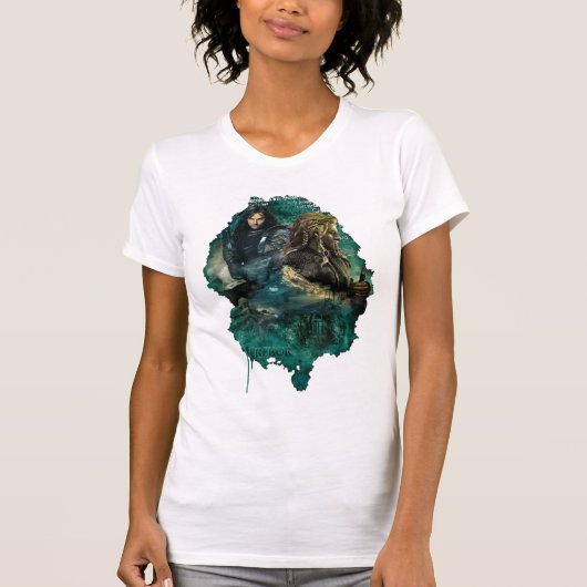 Kili en Fili over Erebor T-shirt (Voorkant)