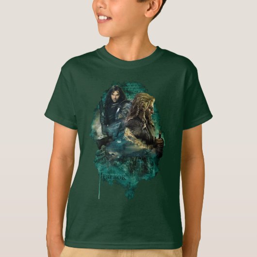 Kili en Fili over Erebor T-shirt (Voorkant)