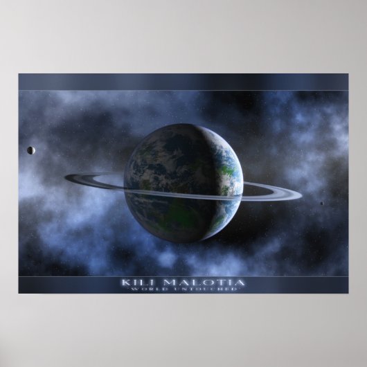 Kili Malotia - Onaangeraakte wereld Poster (Voorkant)