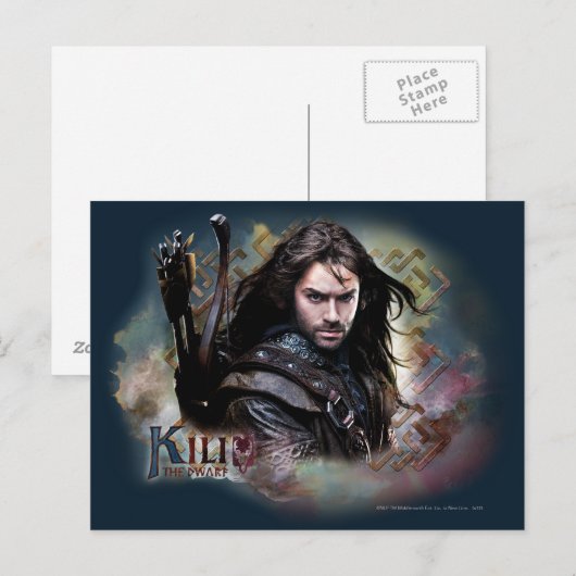 Kili met naam briefkaart (Voorkant / Achterkant)