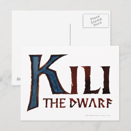 Kili-naam Briefkaart (Voorkant / Achterkant)