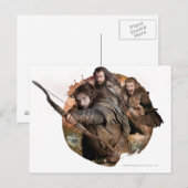 Kili, THORIN OAKENSHIELD™ en Fili Briefkaart (Voorkant / Achterkant)