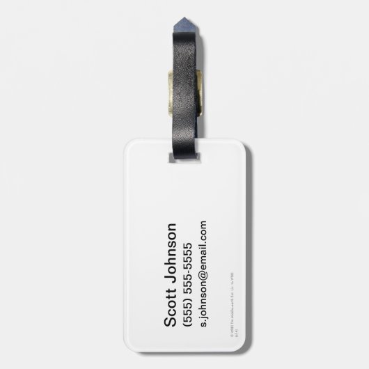 Kili, THORIN OAKENSHIELD™ en Fili Graphic Bagagelabel (Achterkant verticaal)