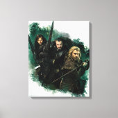 Kili, THORIN OAKENSHIELD™ en Fili Graphic Canvas Afdruk (Voorkant)