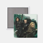 Kili, THORIN OAKENSHIELD™ en Fili Graphic Magneet (Voorkant / Achterkant)