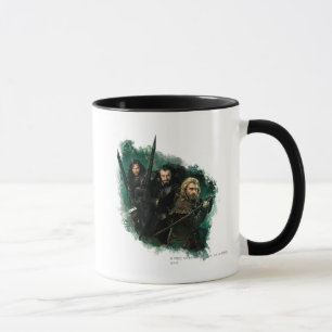 Kili, THORIN OAKENSHIELD™ en Fili Graphic Mok