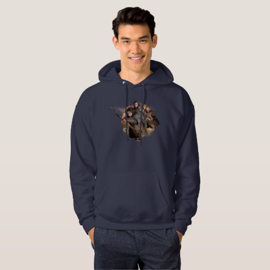 Kili, THORIN OAKENSHIELD™ en Fili Hoodie (Voorkant volledig)