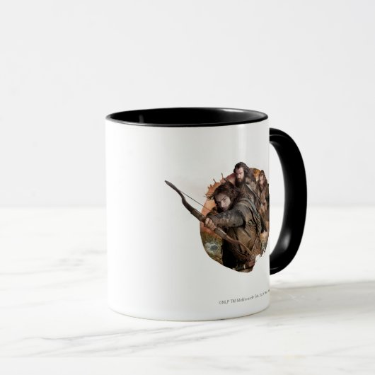 Kili, THORIN OAKENSHIELD™ en Fili Mok (Voorkant rechts)