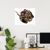 Kili, THORIN OAKENSHIELD™ en Fili Poster (Thuiskantoor)