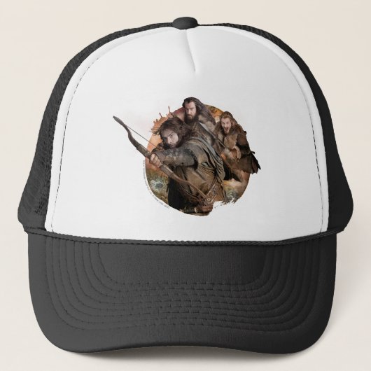 Kili, THORIN OAKENSHIELD™ en Fili Trucker Pet (Voorkant)