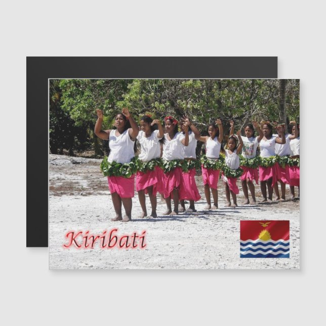 Kilibati - Dansers - Panorama - (Voorkant / Achterkant)