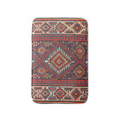 Kilim Aztec Red Blue Tan Badmat (Voorkant Verticaal)