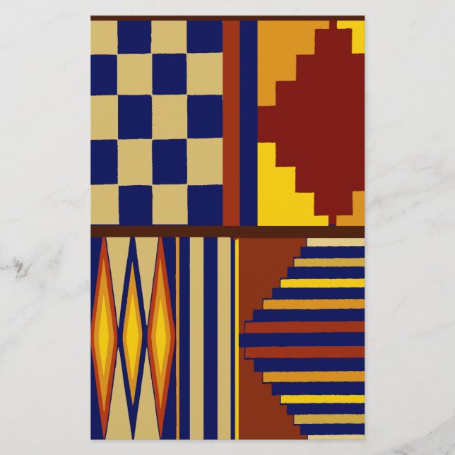 Kilim gebedskleed ontwerp (Voorkant)