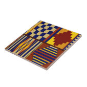 Kilim gebedskleed ontwerp tegeltje (Zijkant)
