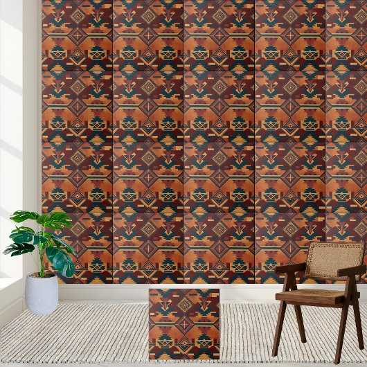 Kilim Inspired Pattern Tegel voor keuken backsplas Tegeltje