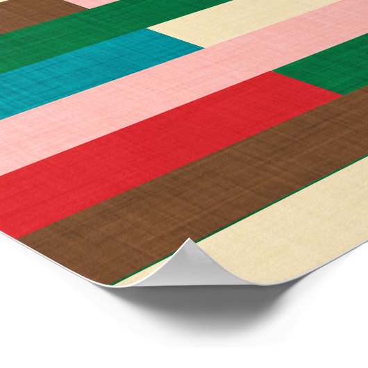 kilim Pattern Poster (Hoek)