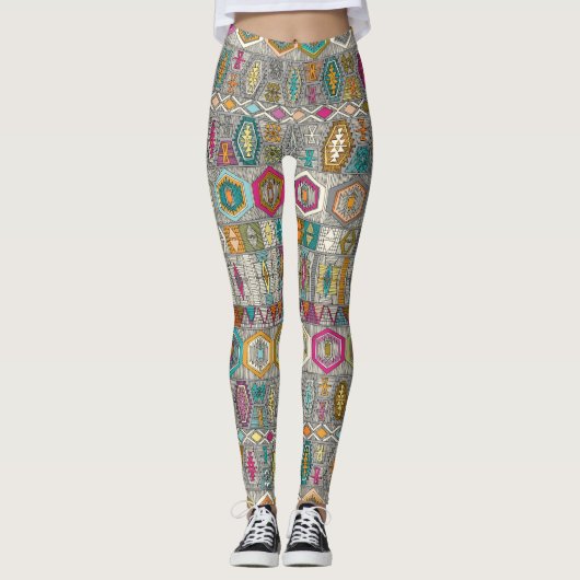 kilim pembe leggings (Voorkant)