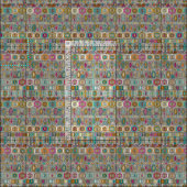 kilim pembe stof (Delen)